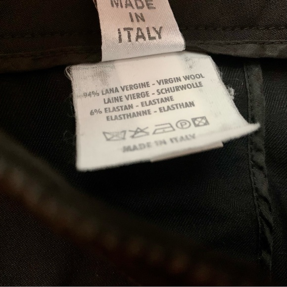Gunex black wool pants Italian made - Picture 3 of 4
